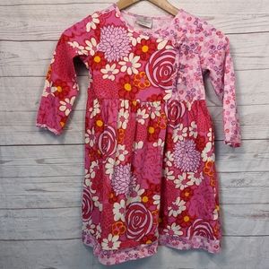 Hannah Anderson Dress Pink with flowers